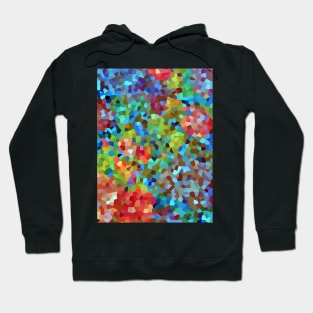 Colorful Triangle Design Hoodie